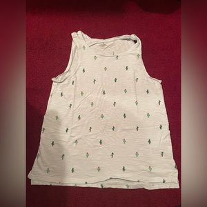 Old Navy Summer Light Cactus Tank Top
